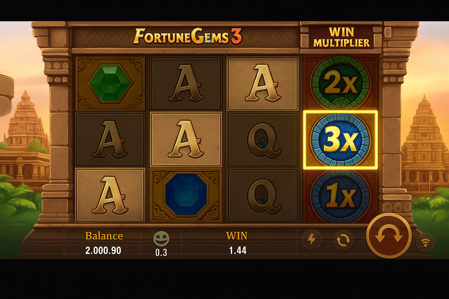 Fortune Gems 3 gameplay